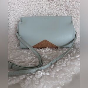 PIXIE MOOD Women's Bag in Powdery Light  Blue and Natural Cork Detailing
New!